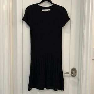 Max Studio medium black ribbed sweater dress
